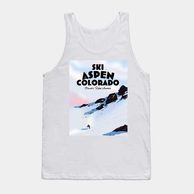 Ski Aspen Colorado Tank Top by nickemporium1